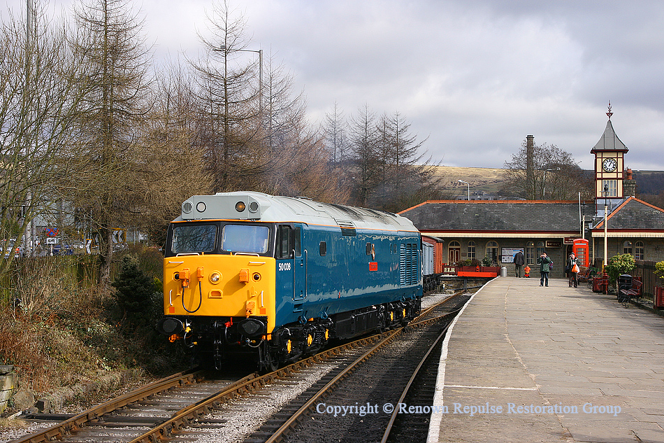 50008 Rawtenstall 13th March 2010