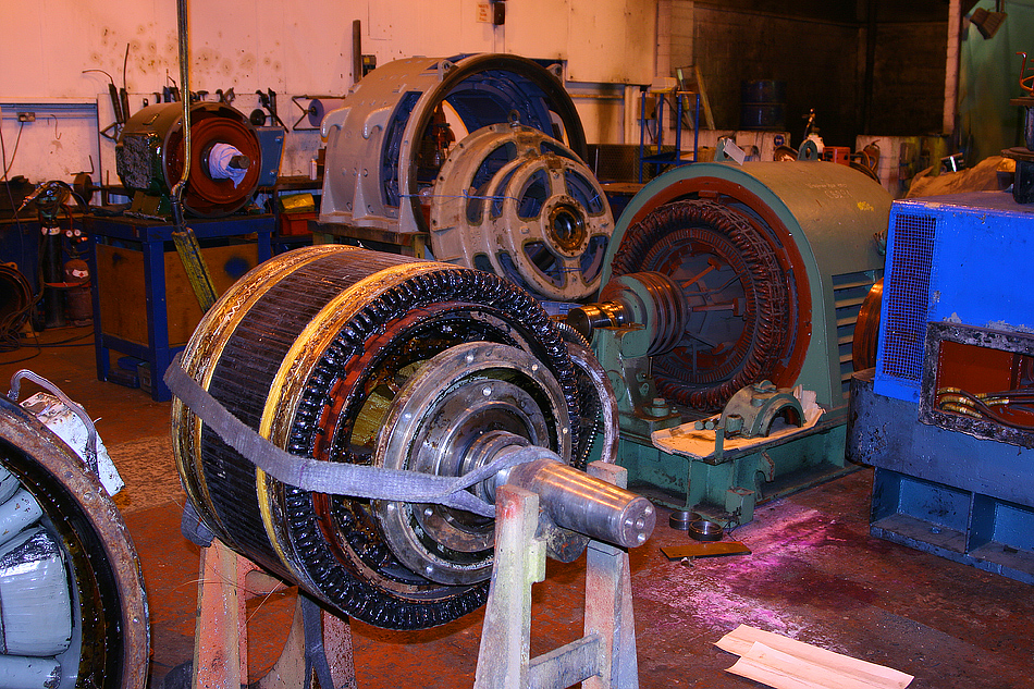 ETH generator armature at Bowers